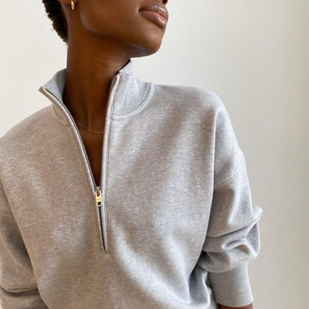 Aritzia Wildred Free Half Zip Sweater